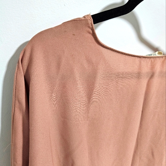 Blush pink tunic dress shirt - Picture 6 of 6